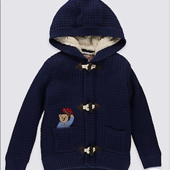 Marks Spencer Paddington Bear Cardigan 